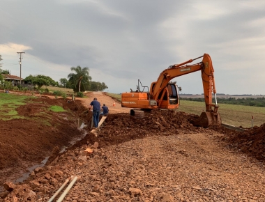 Estrada da Sanga Guaíba recebe melhorias